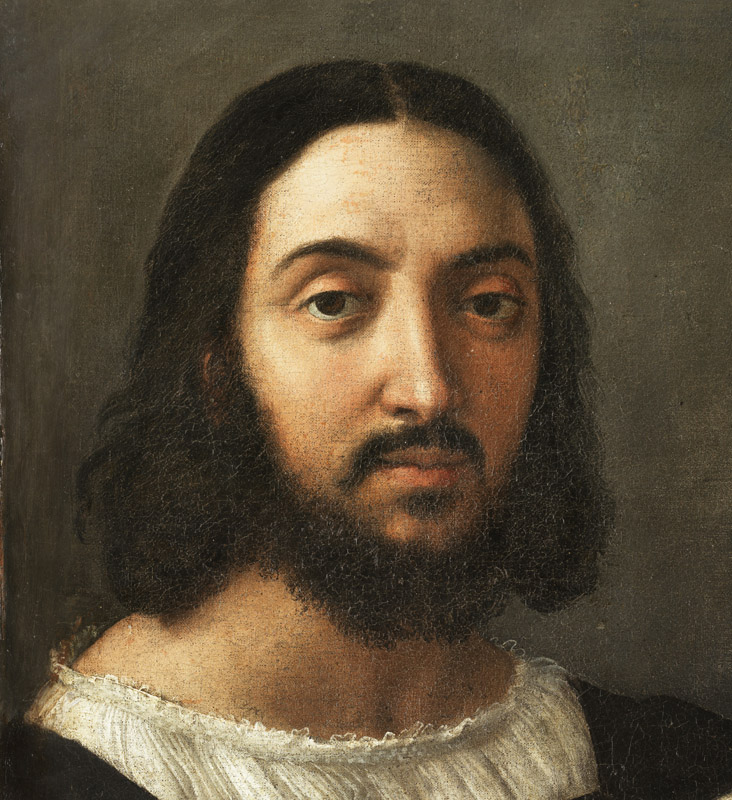 Autoportrait de Raphaël (Raffaello Sanzio (1483-1520), vers 1518, Louvres (Paris) Image