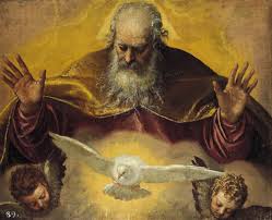 Le Père éternel, Paolo Veronese 1528-1588), estampe. Image