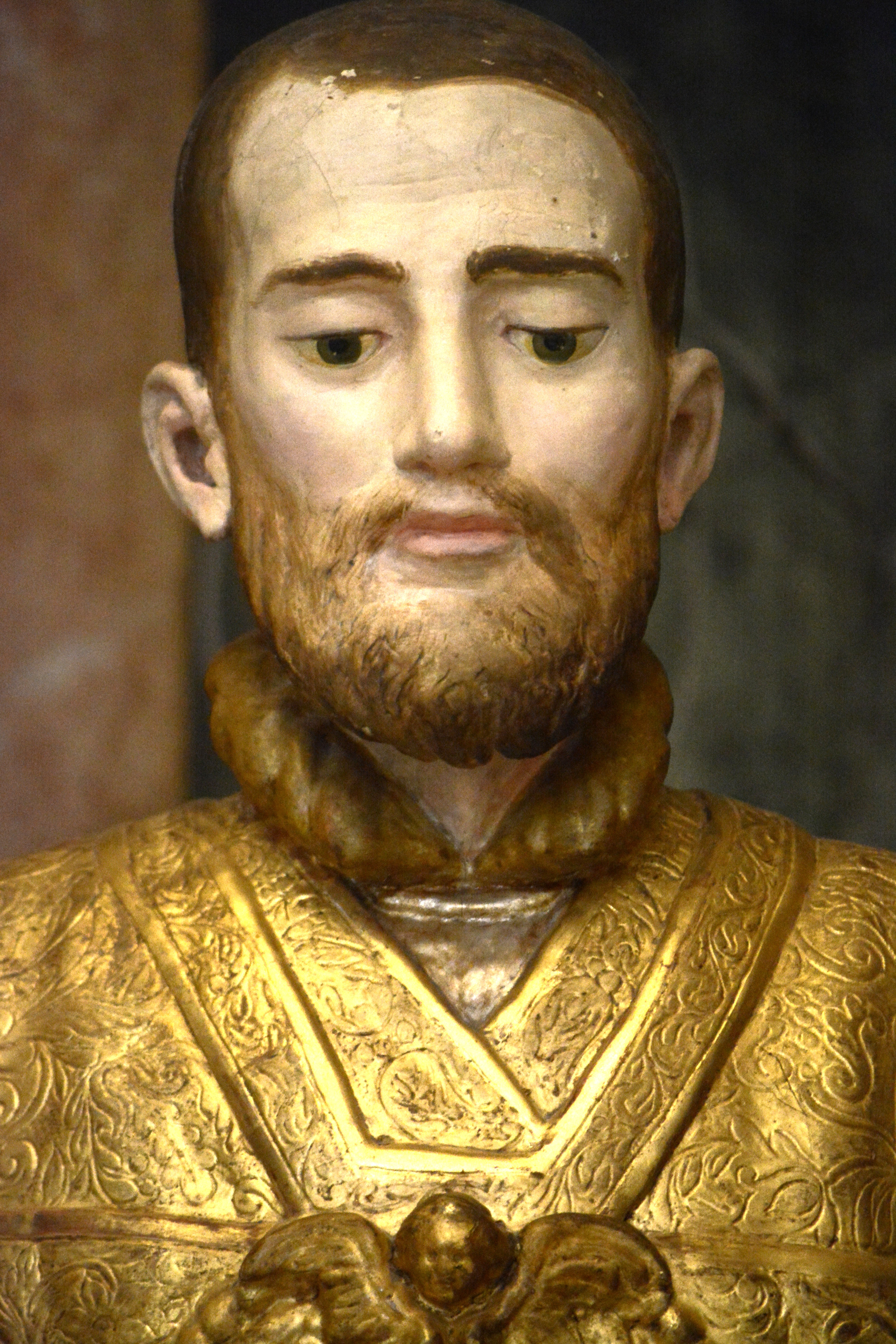 Buste-reliquaire de St François-Xavier, Cathedrale Sainte Reparate,Nice Image