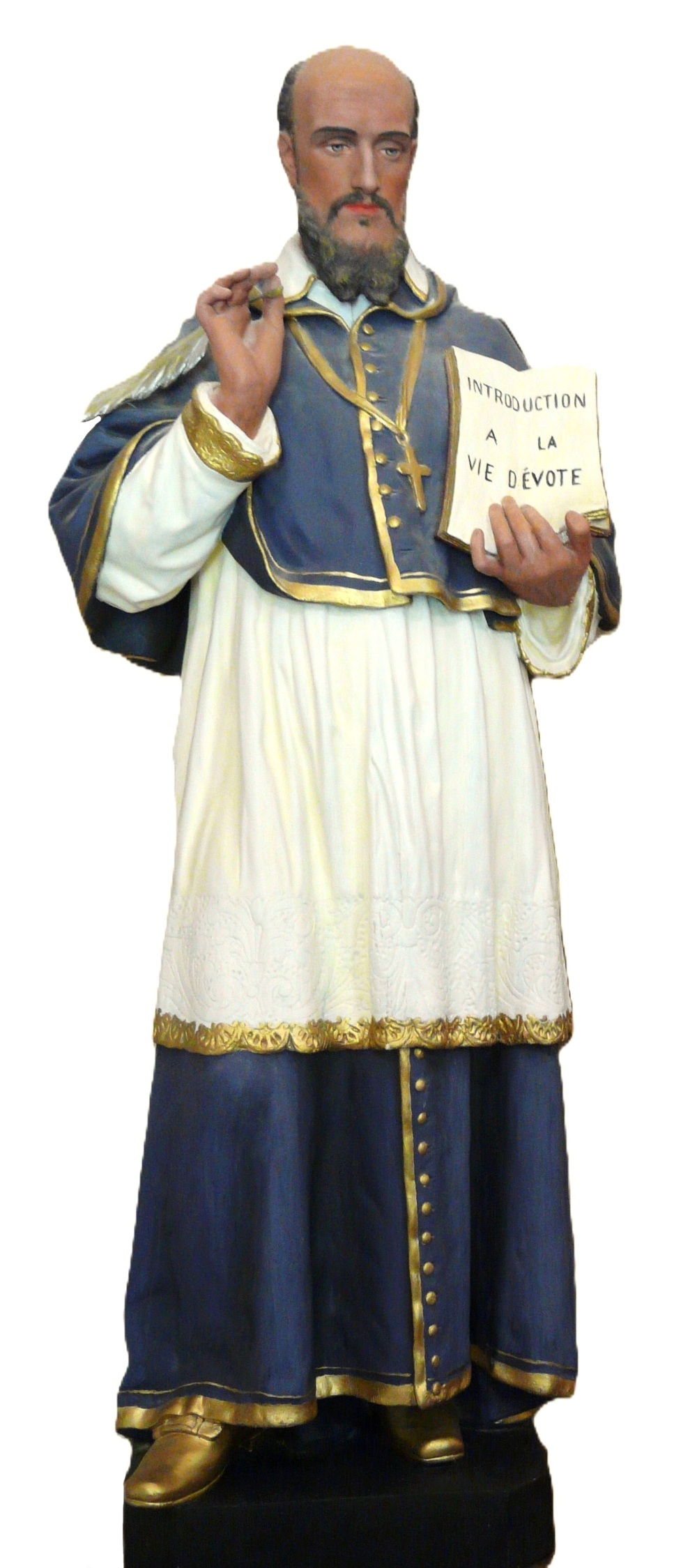 Photo05 Rouffignac Saint Cernin eglise statue St François de Sales