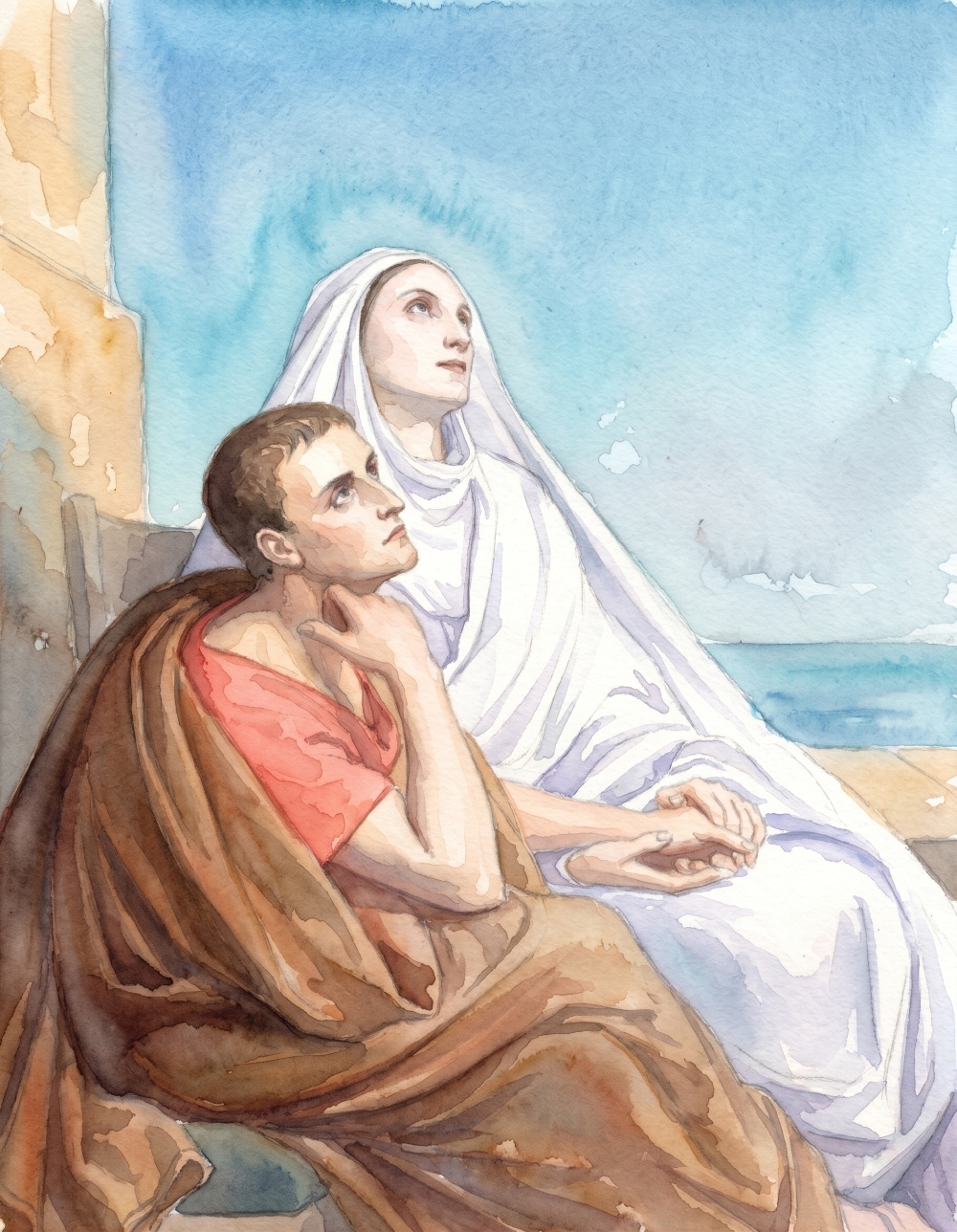 Saint Augustin et sainte Monique Image